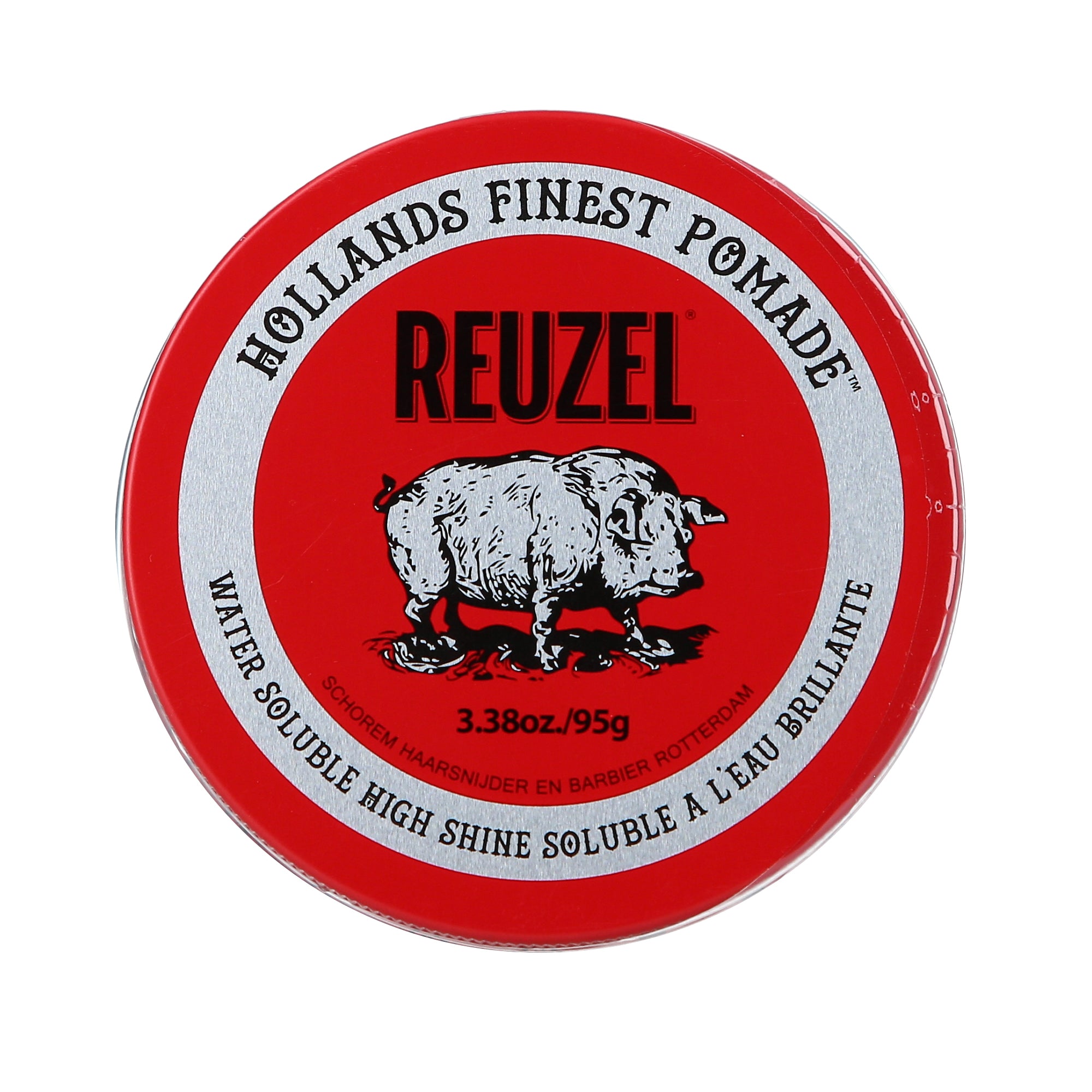 REUZEL RED POMADE WATER SOLUBLE HIGH SHINE Woda pomada do włosów o średnim utrwaleniu i intensywnym połysku 95 g