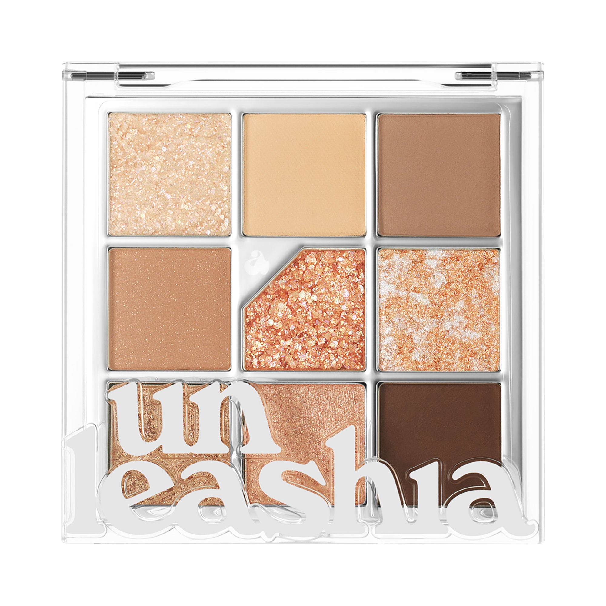 UNLEASHIA GLITTERPEDIA Vegane Lidschattenpalette Nr. 2 All of Brown 6,2 g