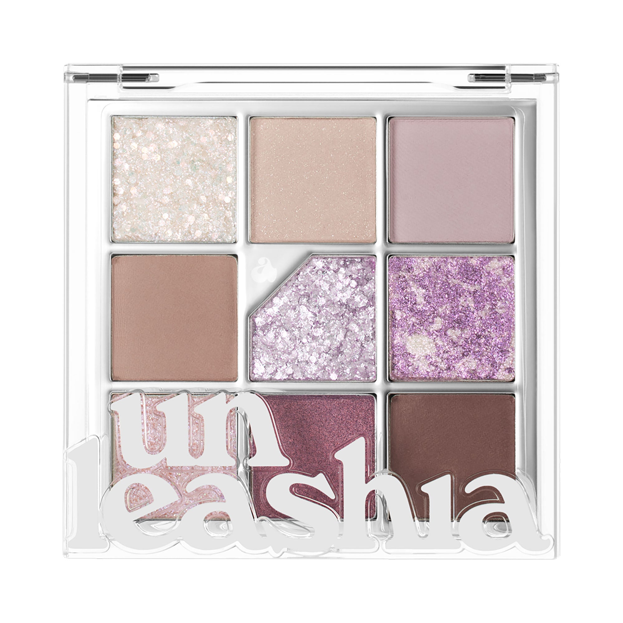 UNLEASHIA GLITTERPEDIA Wegańska paleta cieni do powiek No.4 All of Lavender Fog 6,2 g