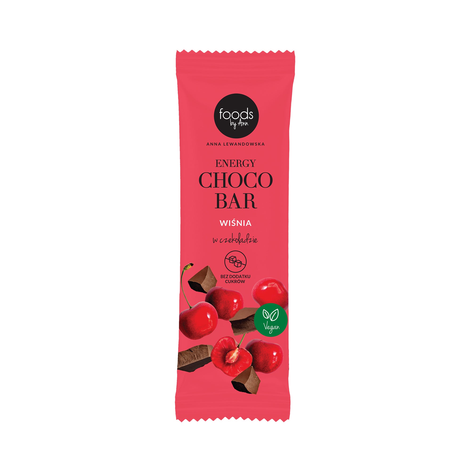 FOODS BY ANN Barretta energetica al cioccolato, Ciliegia 35g