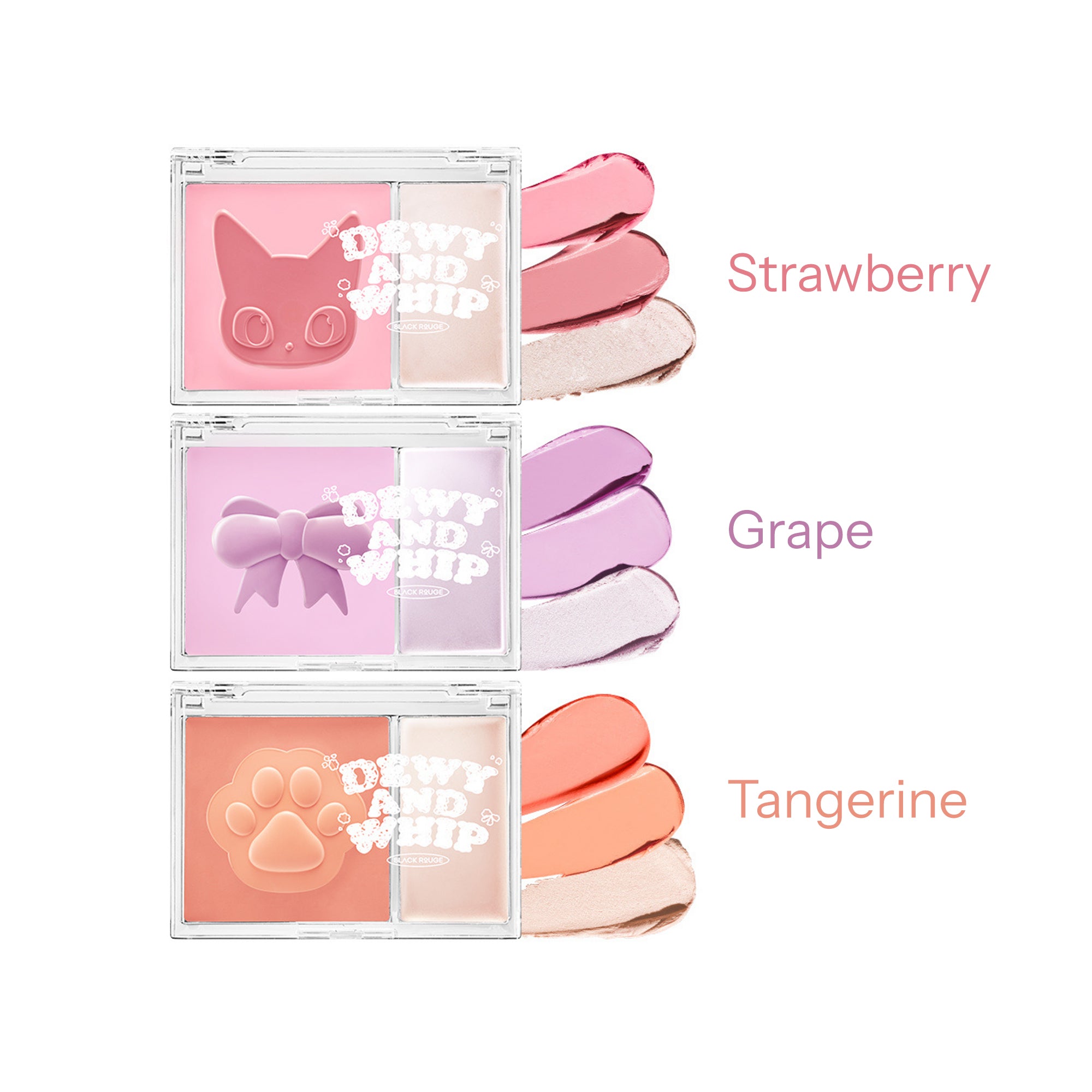 BLACK ROUGE DEWY WHIP CHEEK Fard cremoso e illuminante 15 g