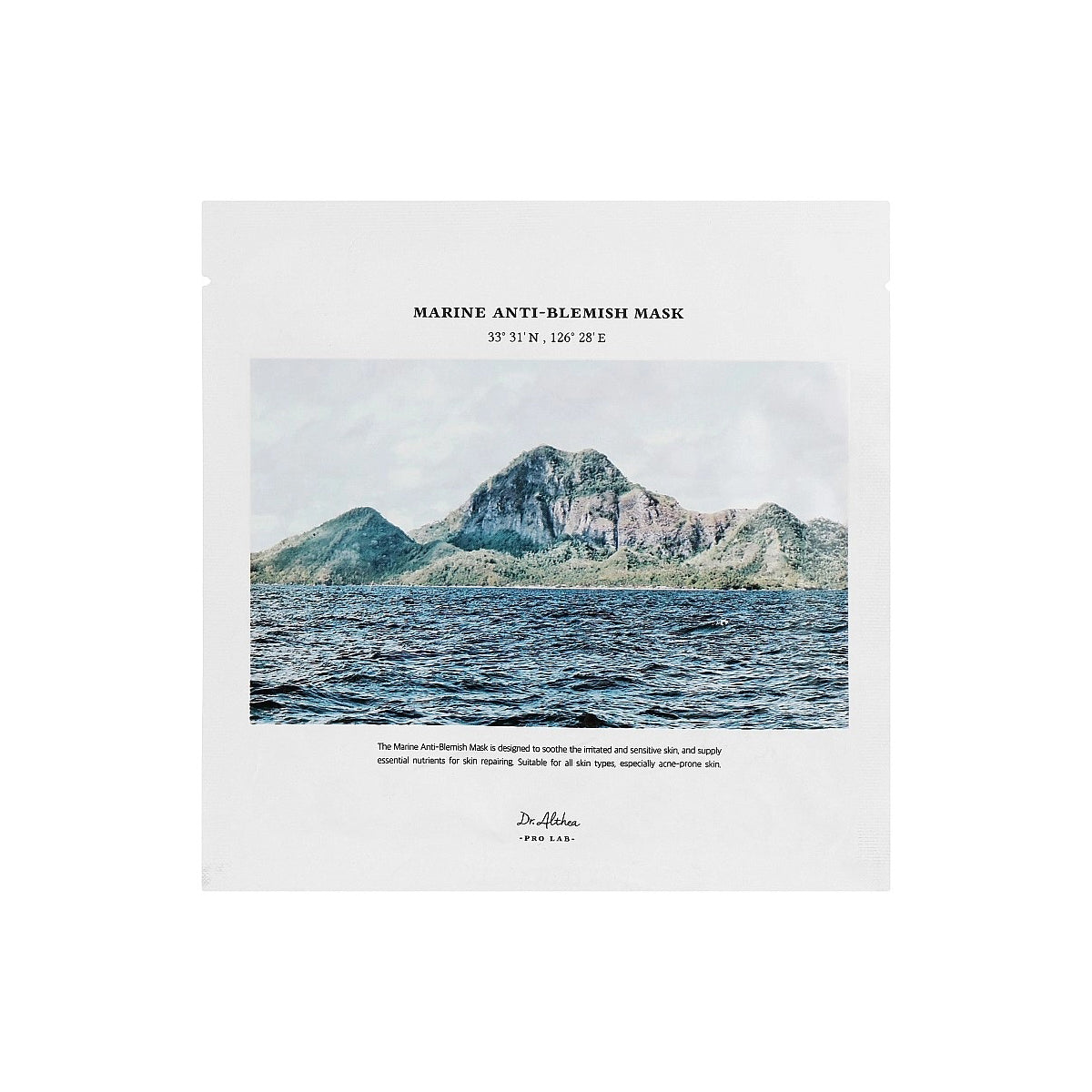 DR. ALTHEA MARINE ANTI-IMPERFECTIONS Masque en tissu régénérant et anti-âge 27 g