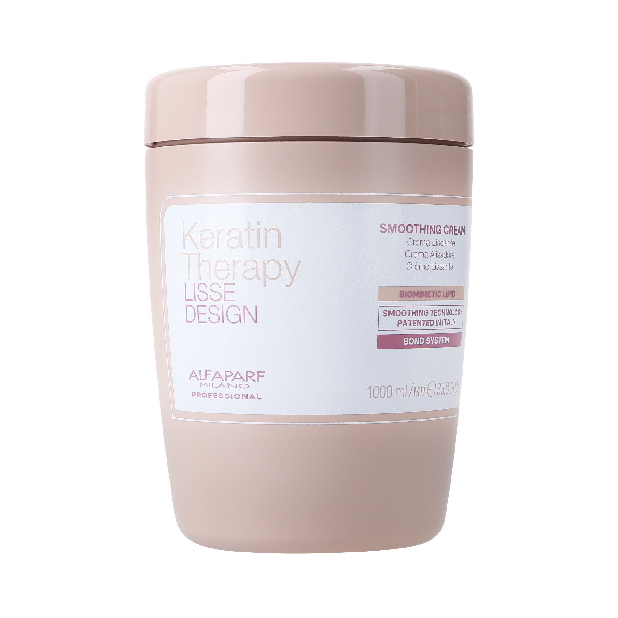 ALFAPARF KERATIN THERAPY LISSE DESIGN SMOOTHING CREAM Crema lisciante per capelli 1000 ml