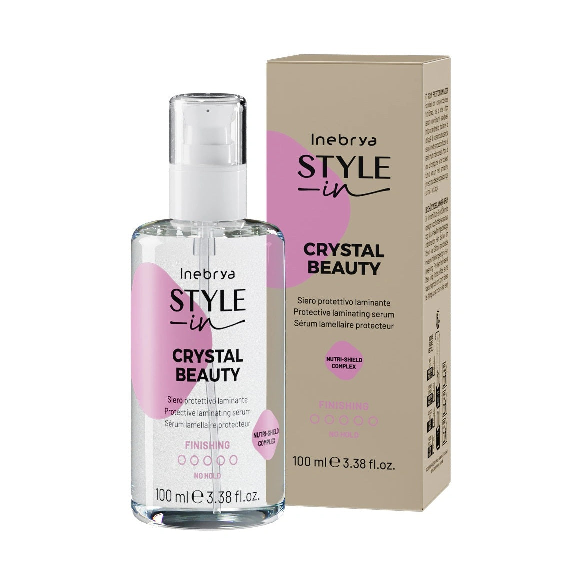 INEBRYA STYLE-IN CRYSTAL BEAUTY Fluido lucidante per capelli 100ml