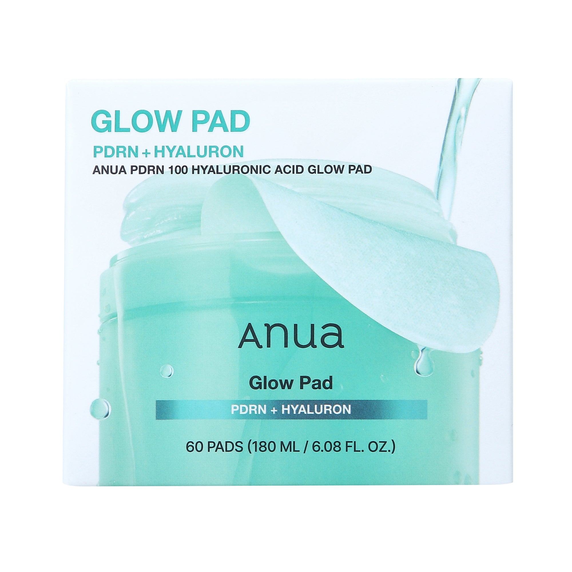 ANUA PDRN 100 + HYALURONIC GLOW PAD Dischetti tonificanti intensamente idratanti con PDRN (60 pz.) 180 ml #2