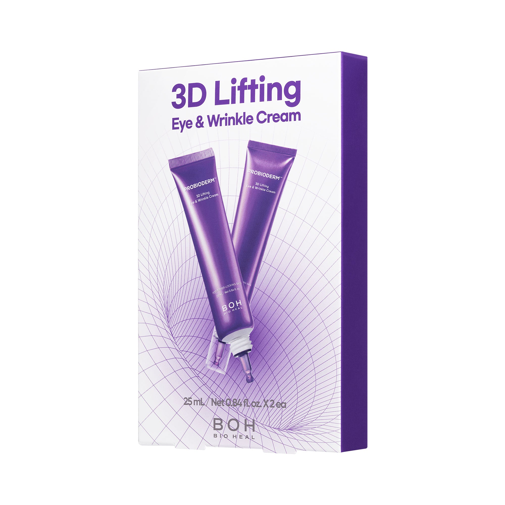 BIOHEAL BOH Probioderm™ 3D Lifting Eye & Wrinkle Cream – Zaawansowany krem pod oczy i na linie mimiczne (Double Pack) 2x25 ml #3
