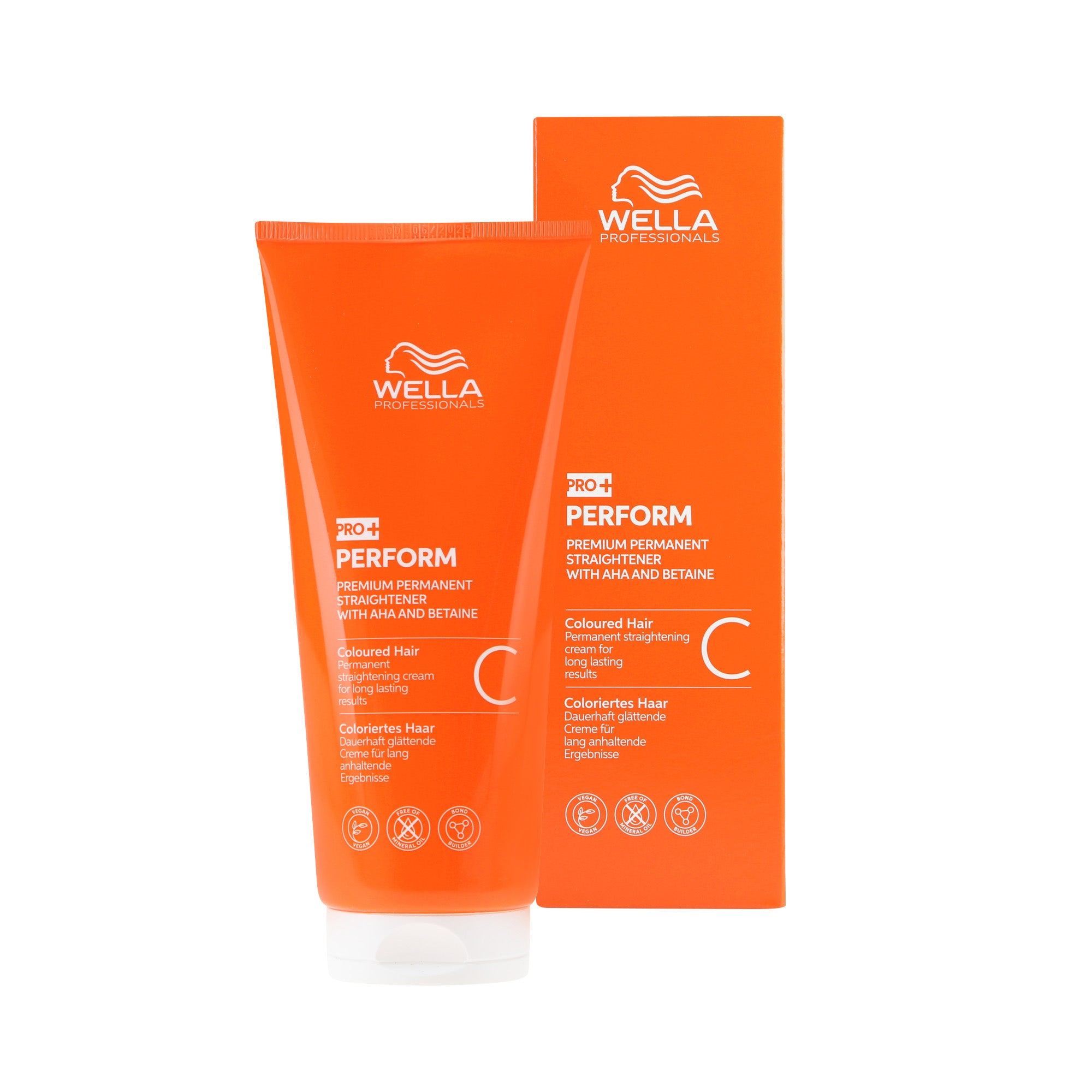 WELLA PROFESSIONALS PRO+ PERFORM C PREMIUM STRAIGHTNER Crema lisciante permanente per capelli colorati 200 ml