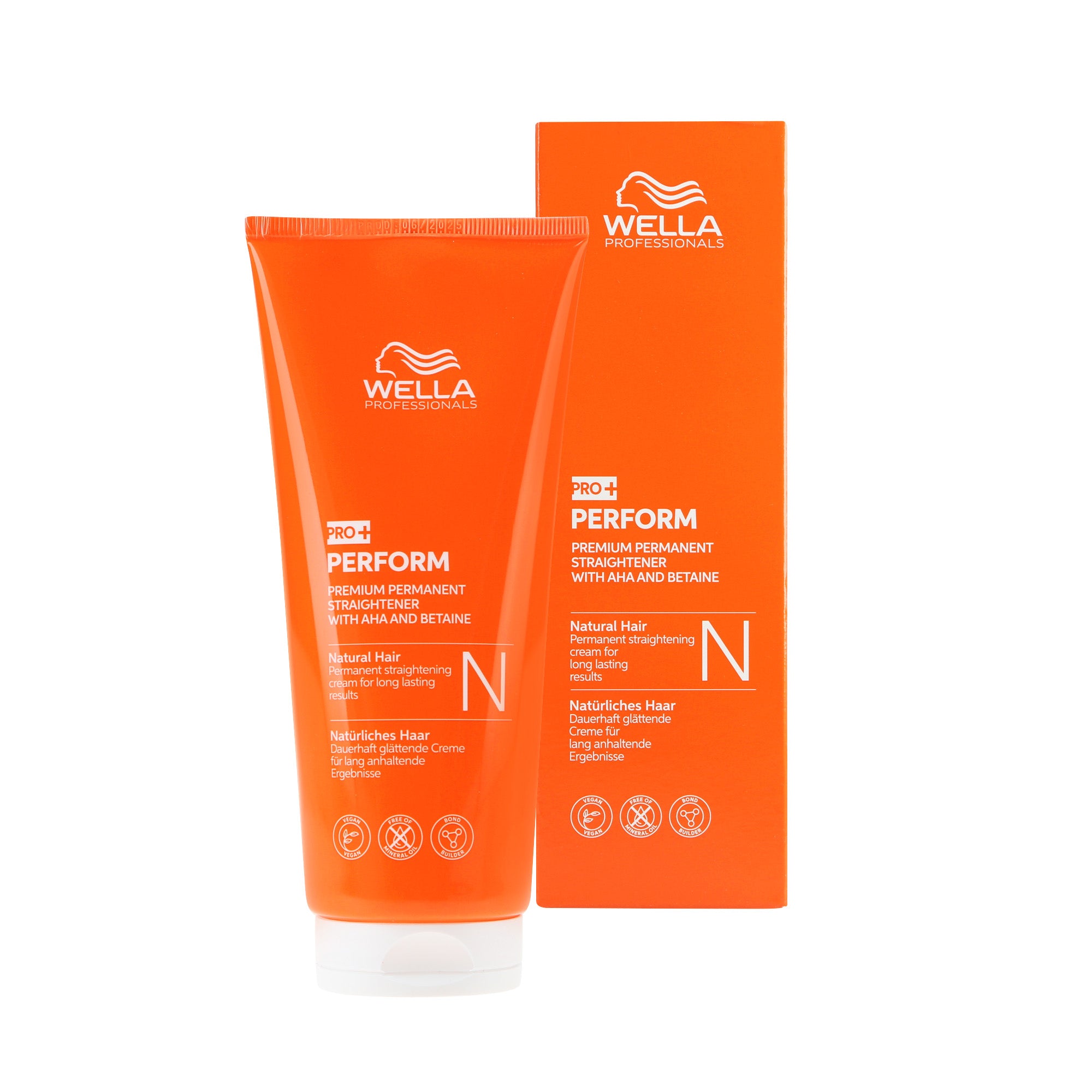 WELLA PROFESSIONALS PRO+ PERFORM N PREMIUM STRAIGHTNER Crema per la lisciatura permanente dei capelli naturali 200 ml