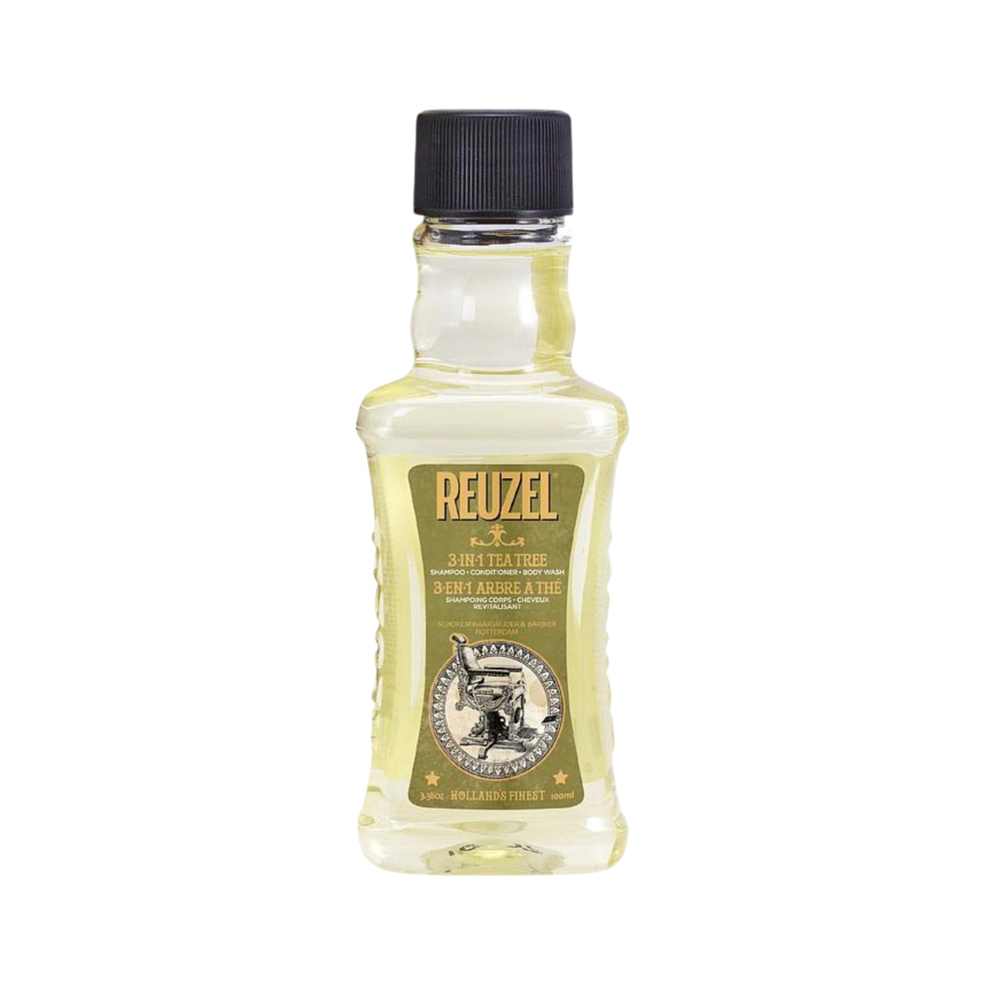 REUZEL Shampoing 3en1 TEA TREE pour cheveux, cuir chevelu et corps 100 ml