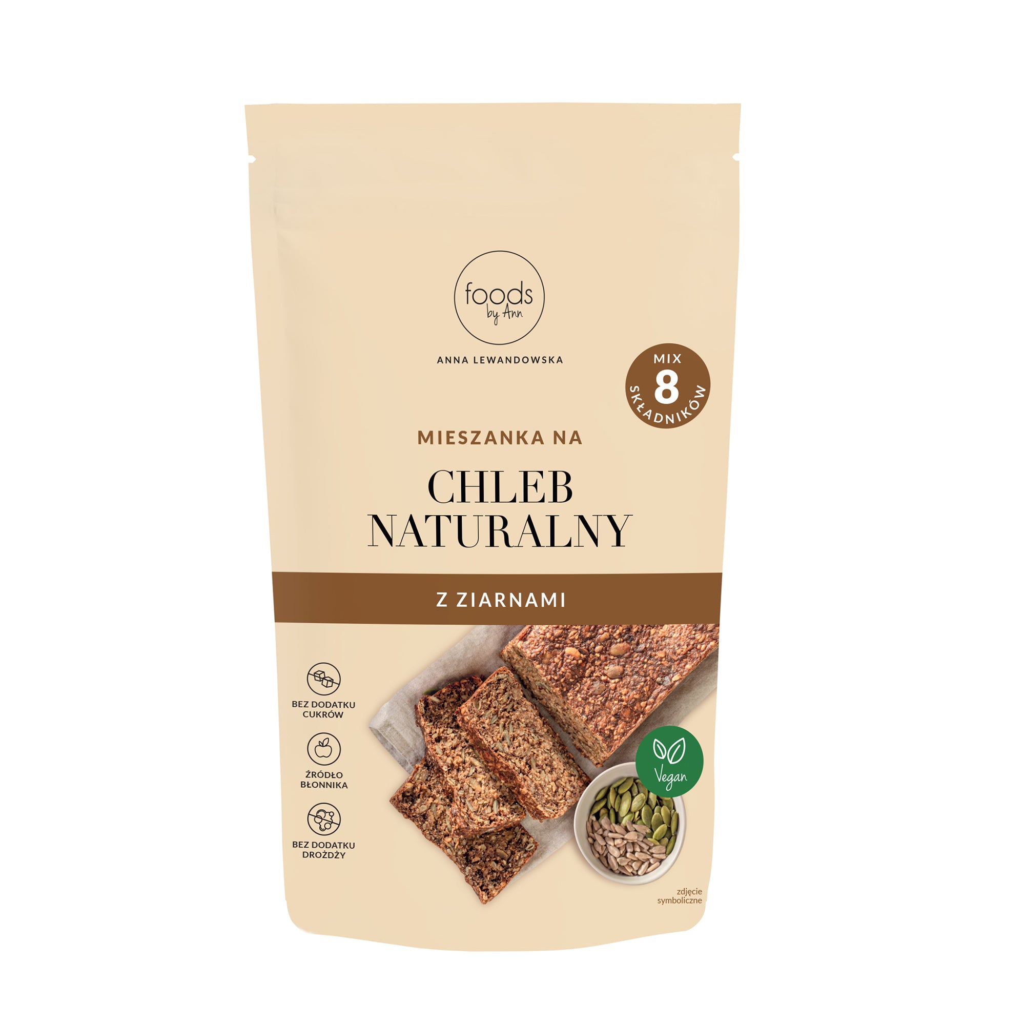 FOODS BY ANN Mélange de farines pour pain naturel aux graines 350 g