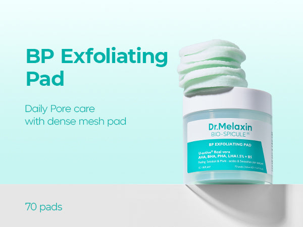 DR.MELAXIN BIO-SPICULE BP EXFOLIATING PAD Tampons exfoliants aux acides AHA, BHA, PHA, LHA 165 ml (70 pièces) #3