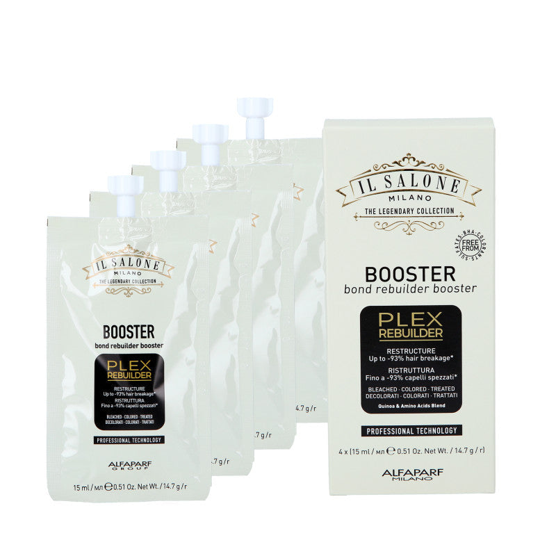 ALFAPARF IL SALONE MILANO PLEX REBUILDER Serum restrukturyzujące do włosów zniszczonych 4x15 ml