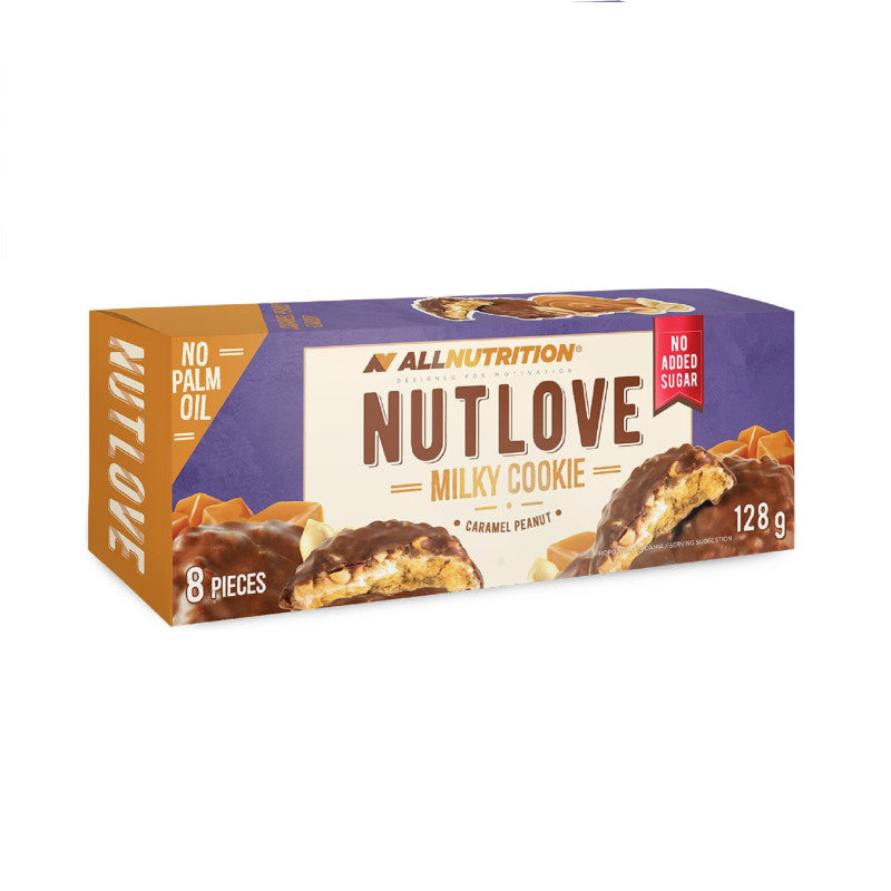 ALLNUTRITION NUTLOVE Ciasteczka – caramel & peanut 128 g