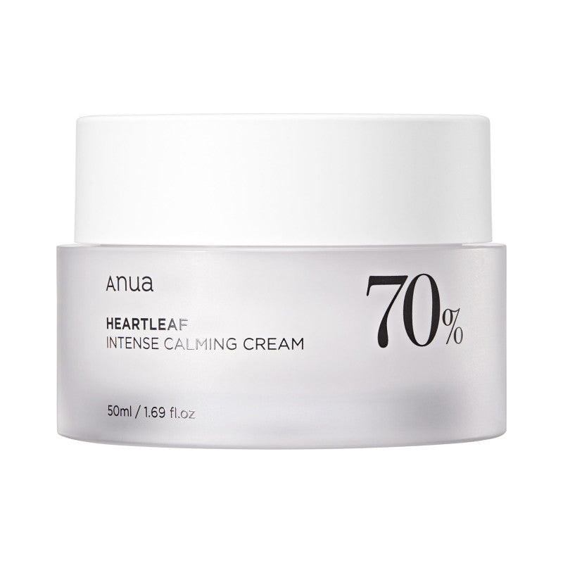 ANUA HEARTLEAF 70 INTENSE CALMING Reichhaltige beruhigende Creme mit Ceramiden und Panthenol 50 ml