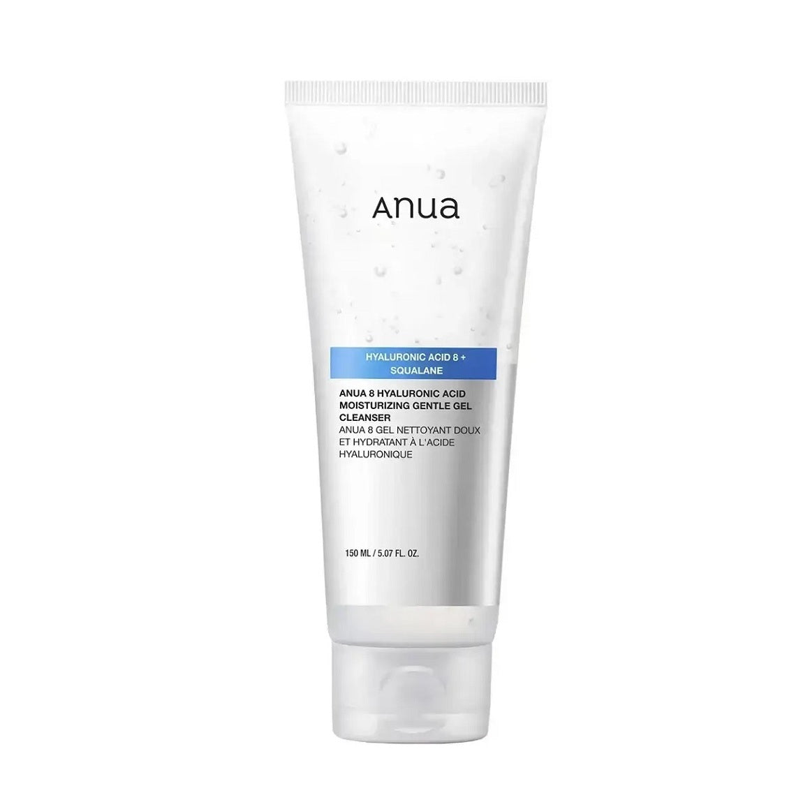 ANUA Gel nettoyant hydratant à l'acide hyaluronique 150 ml