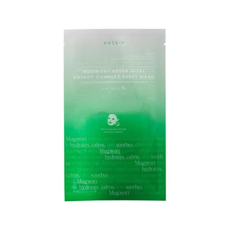 AXIS-Y MUGWORT Masque en tissu à 61% d'extrait d'armoise 27 ml