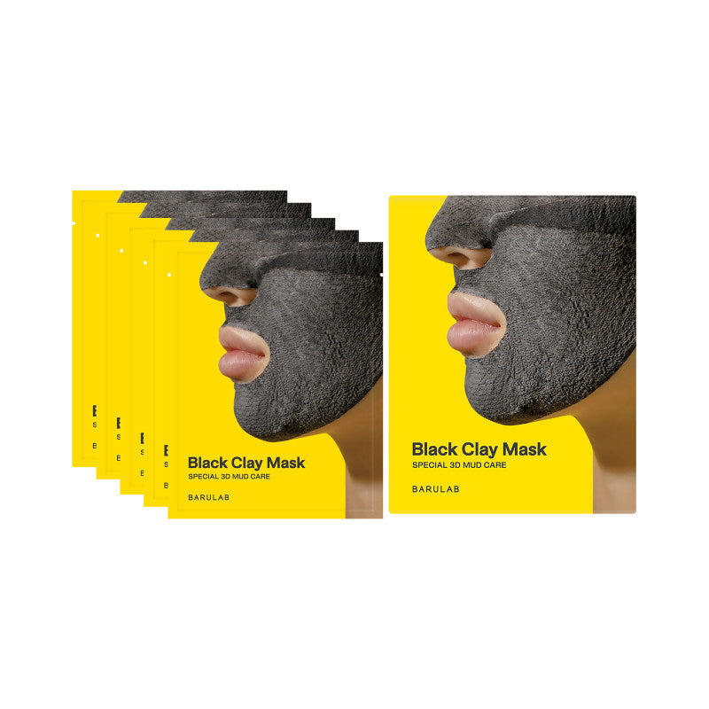 BARULAB BLACK CLAY 7IN1 TOTAL SOLUTION Maska s černým jílem 15 g x 5 kusů