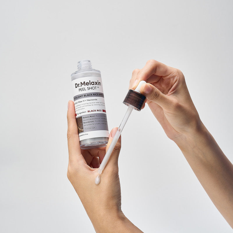 DR.MELAXIN PEEL SHOT LINE Ampoule exfoliante en douceur à l'extrait de riz noir 80 ml #2