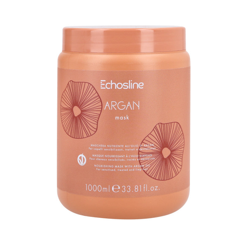 ECHOSLINE ARGAN Maschera vegana con olio di argan per capelli secchi 1000ml