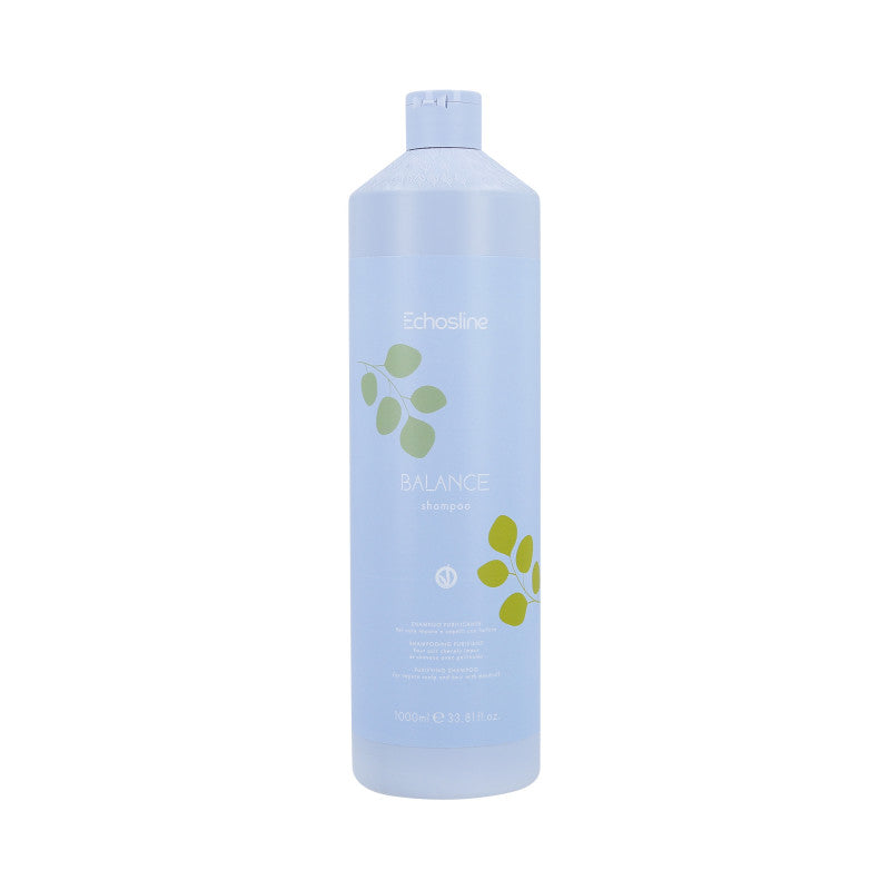 ECHOSLINE BALANCE PURIFICANTE Shampoo detergente vegano per capelli con forfora 1000ml
