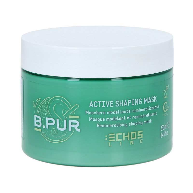 ECHOSLINE B.PUR Masque modelant reminéralisant pour cheveux indisciplinés et sans volume 250 ml