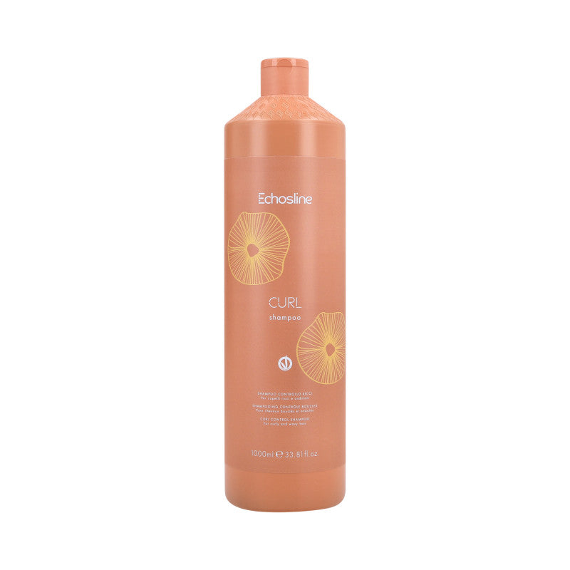ECHOSLINE CURL VEG Shampoo idratante vegano per capelli ricci e mossi 1000ml