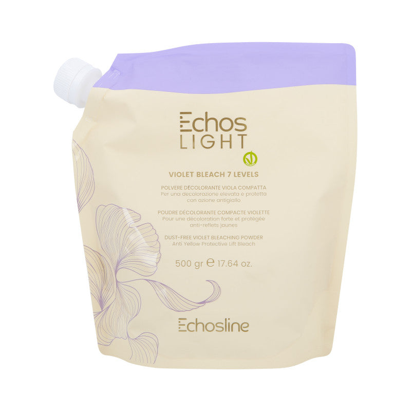 ECHOSLINE ECHOS LIGHT VIOLET BLEACH&LEVELS Polvere schiarente antigiallo 7 toni 500g