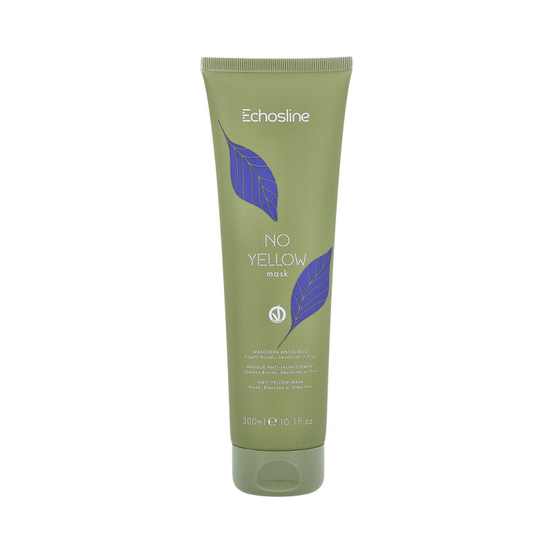 ECHOSLINE NO YELLOW Maschera per capelli biondi neutralizzante dei toni gialli 300ml