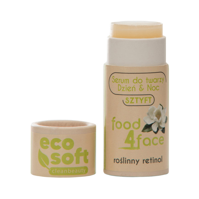 ECO SOFT FOOD4FACE Sérum visage jour et nuit en stick au rétinol végétal 25 g