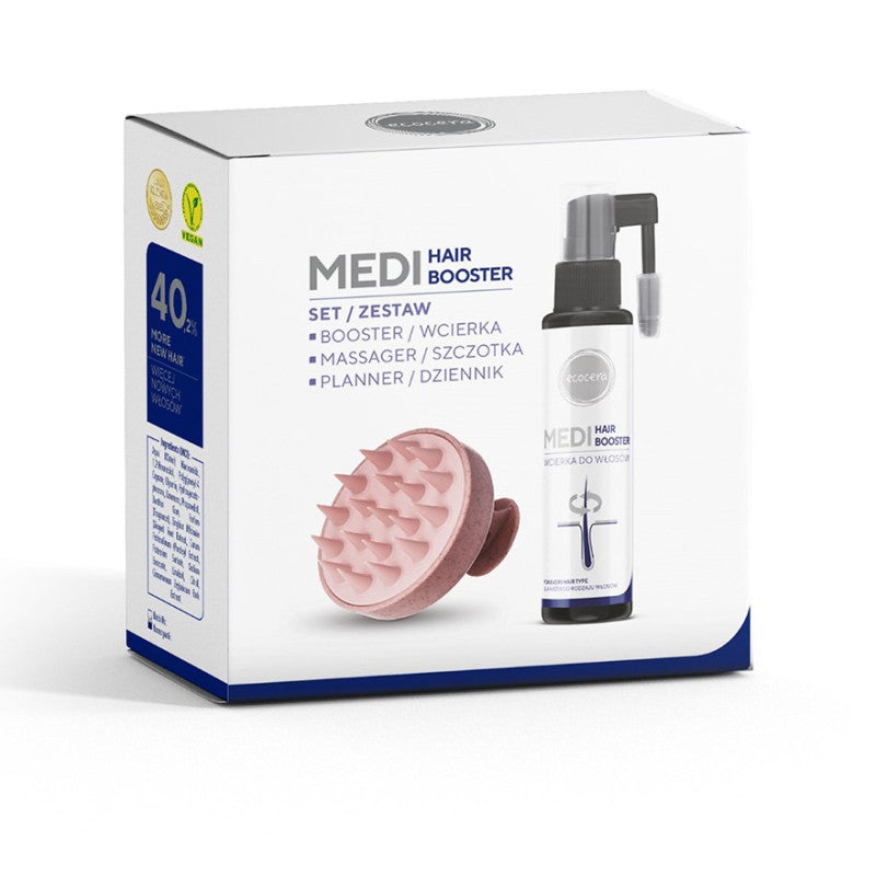 ECOCERA MEDI HAIR BOOSTER Sada mléka + kartáč