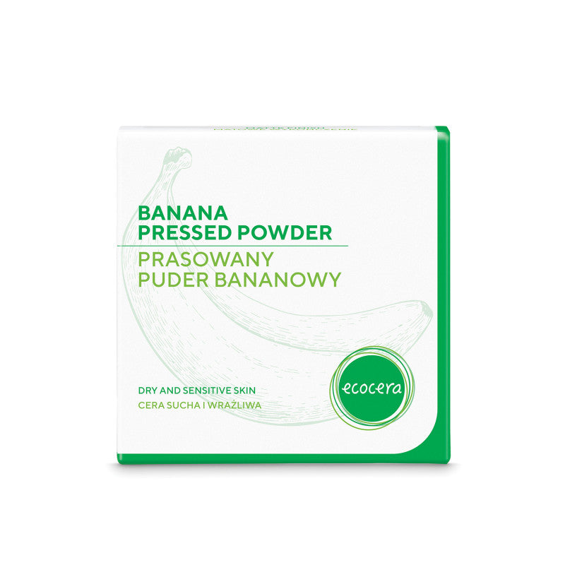 ECOCERA Poudre de banane pressée pour peaux sèches et sensibles 10 g