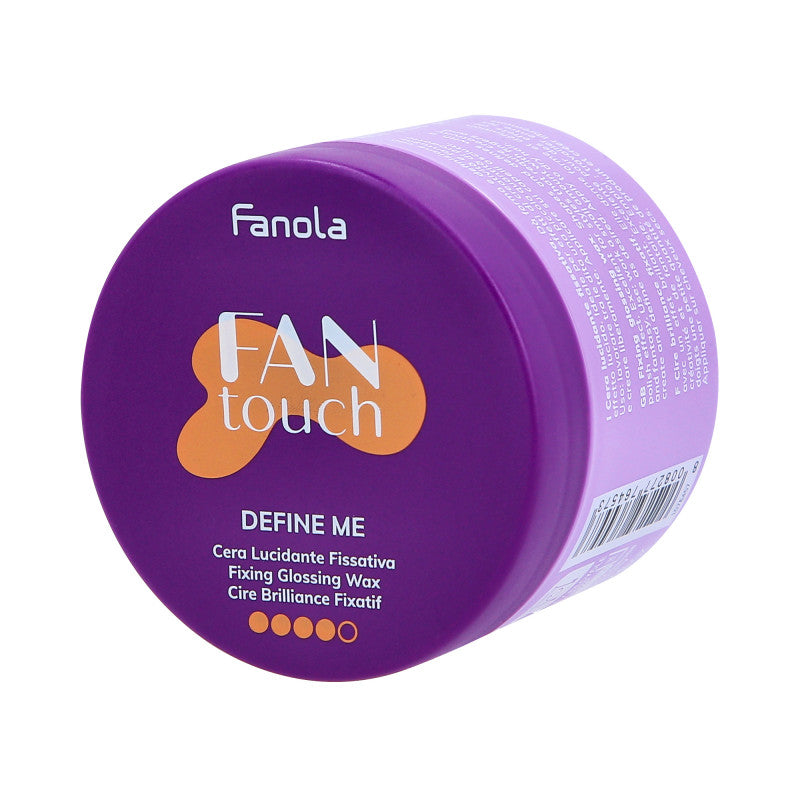 FANOLA FAN TOUCH DEFINE ME Nabłyszczający wosk do włosów mocno utrwalający 100 ml