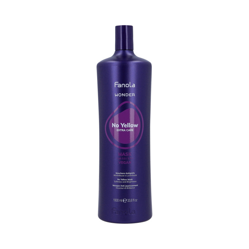 FANOLA WONDER NO YELLOW Maschera neutralizzante del colore per capelli biondi 1000ml