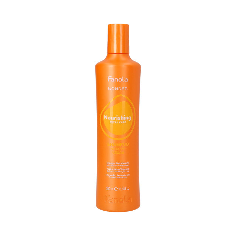 FANOLA WONDER NOURISHING EXTRA CARE Veganes Aufbaushampoo für trockenes und strapaziertes Haar 350ml