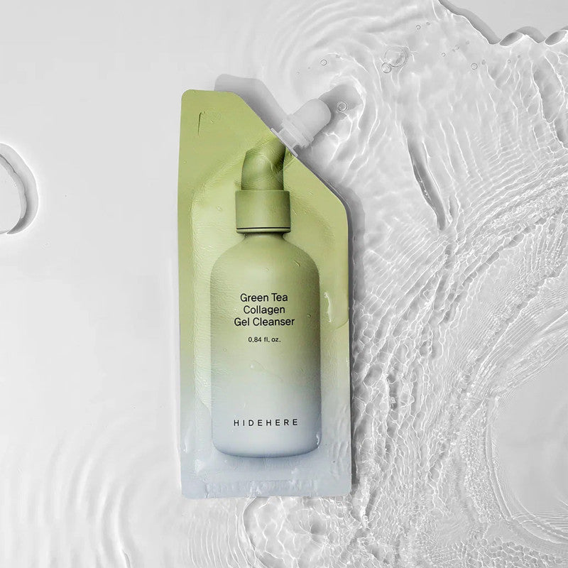 HIDEHERE Gel detergente al collagene e tè verde 25 ml #2