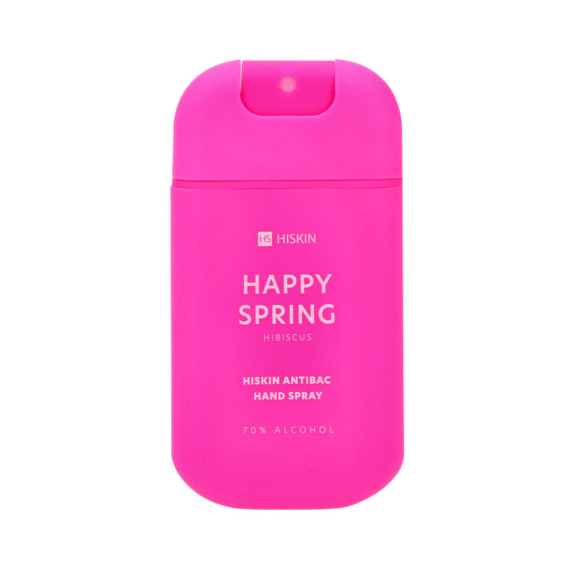 HISKIN ANTIBAC Spray désinfectant pour les mains, Happy Spring 30 ml