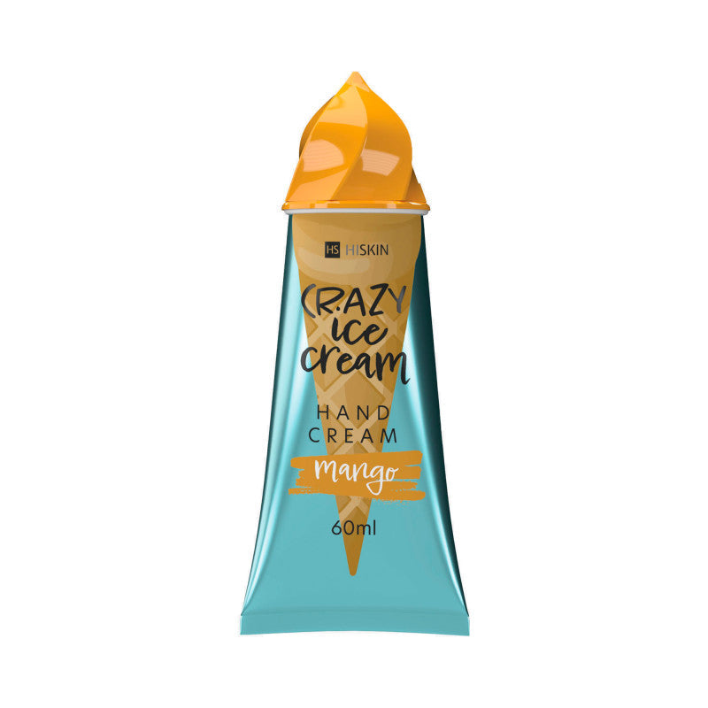 HISKIN CRAZY ICE CREAM Handcreme mit Mangoduft 60 ml