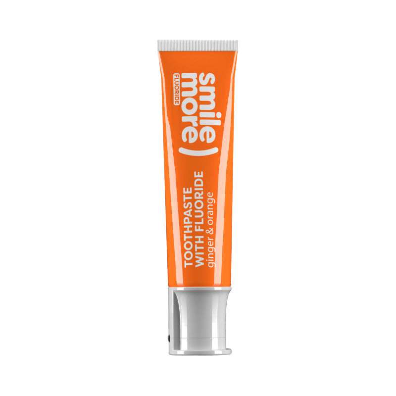 HISKIN DENTAL SMILE MORE Dentifrice au fluor Orange et gingembre 30 ml