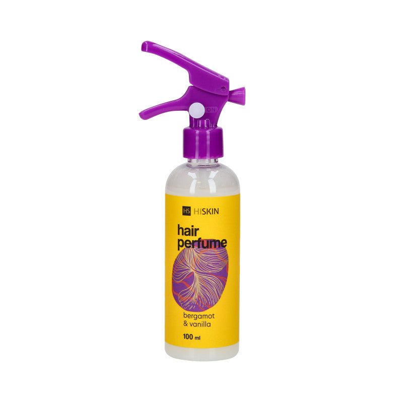 HISKIN HAIR Parfum pour cheveux Bergamote et Vanille 100 ml