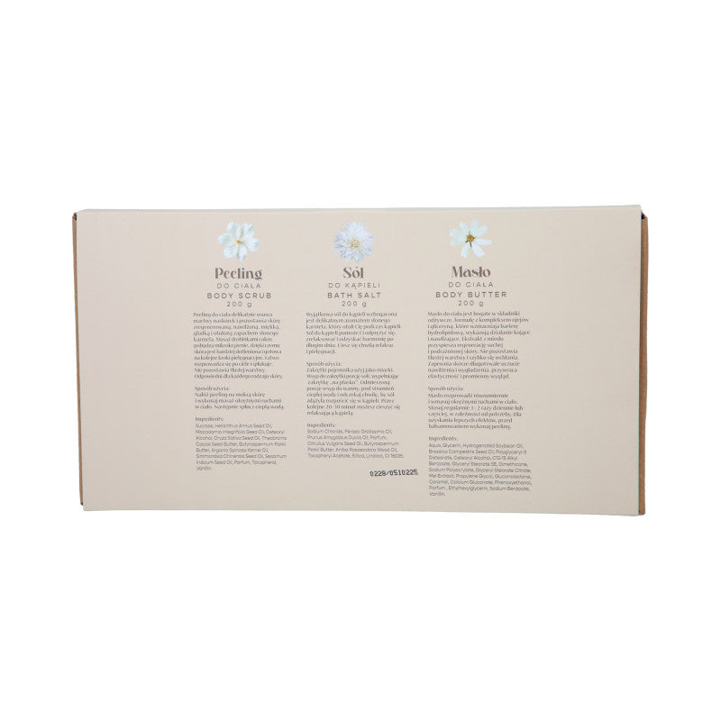 HISKIN LADY Coffret pour femme Sel de bain + Gommage corps + Beurre corporel salé Caramel 3x200ml #3