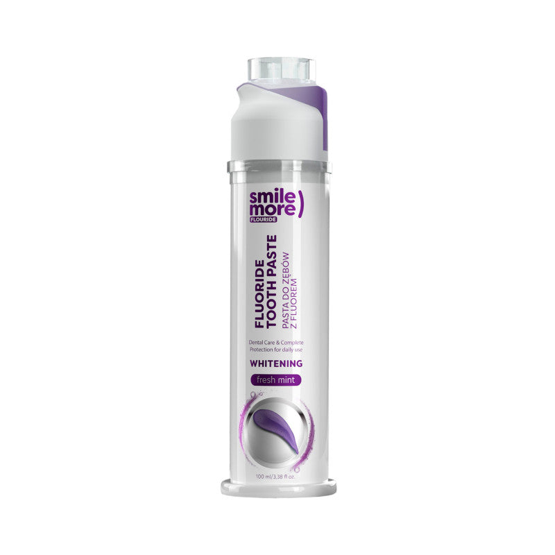 HISKIN SMILE MORE Dentifrice blanchissant au fluor, saveur menthe fraîche, 100 ml