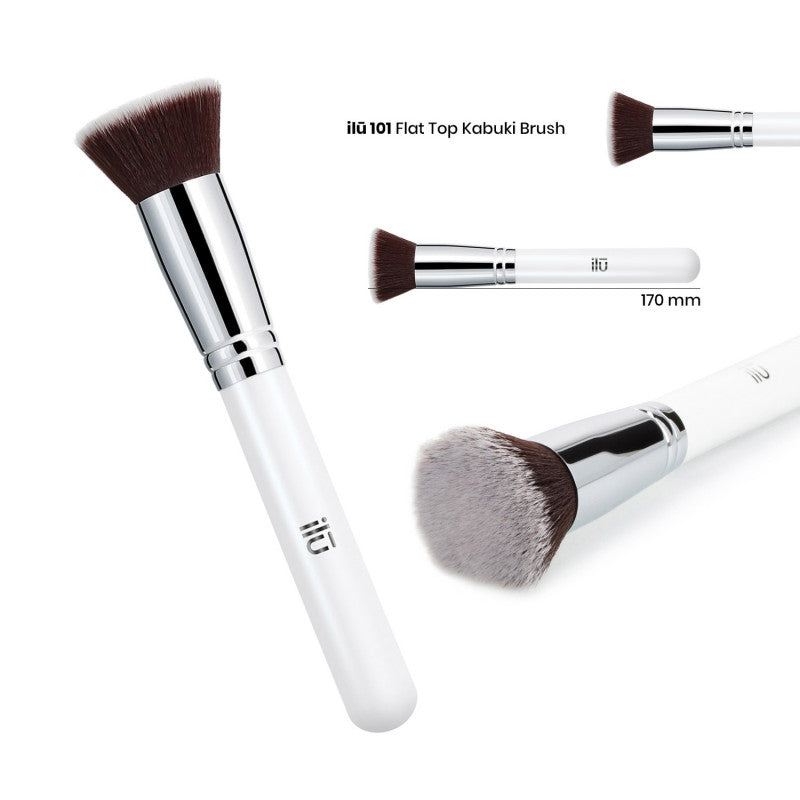 ilū 101 Flach Top Kabuki Foundation Pinsel #4