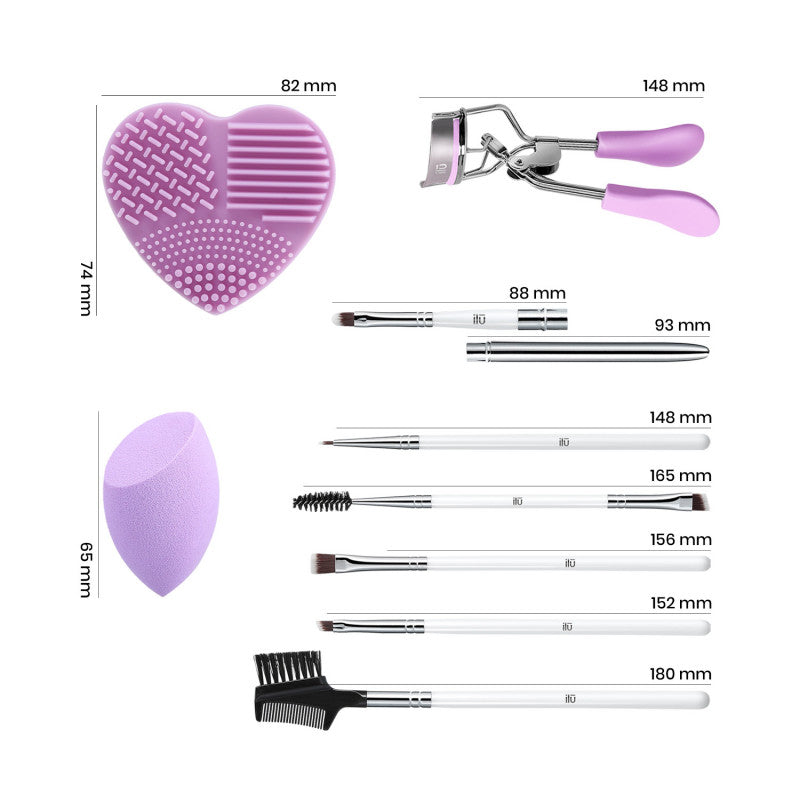 ilū Purple Pick-up Line - Makeup Pinsel Set  #2