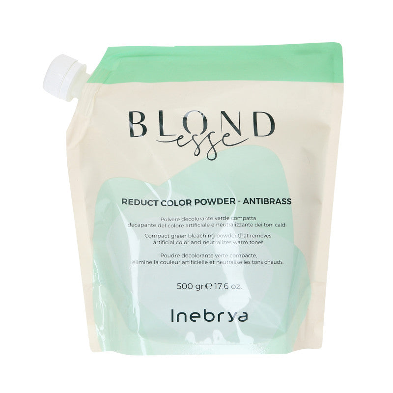 INEBRYA BLONDESSE REDUCT COLOR POWDER ANTIBRASS 5 TONES Polvere schiarente riducente toni caldi 500g