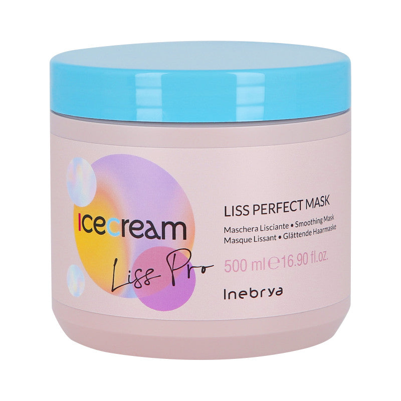 INEBRYA ICE CREAM LISS PRO Wygładzająca maska do włosów 500 ml