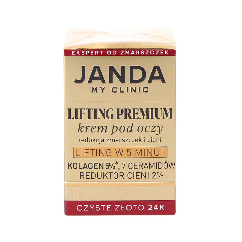 JANDA MY CLINIC LIFTING PREMIUM Liftingujący krem pod oczy 15 ml