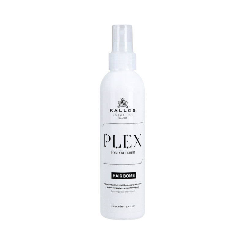 KALLOS PLEX BOND BUILDER HAIR BOMB Après-shampooing aux protéines végétales et complexe peptidique 200 ml
