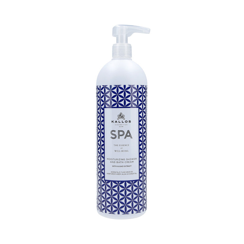 KALLOS SPA Lotion de bain hydratante à l'extrait d'algues et au sel marin 1000ml