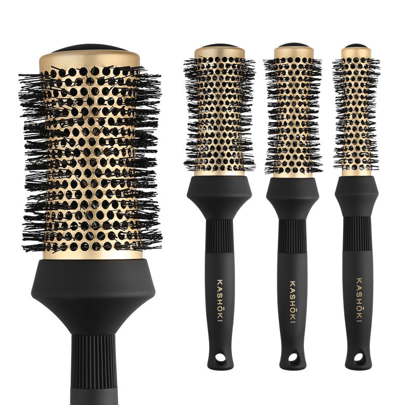 Kashōki Timeless Beauty Set de Brosses Rondes à cheveux 4 Pcs 