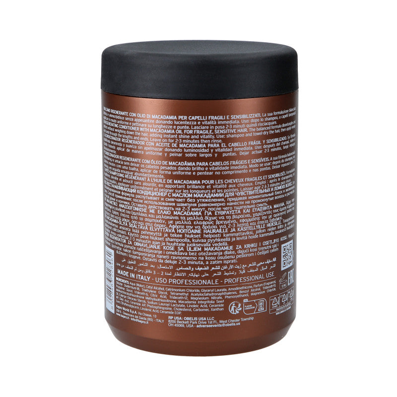 KAYPRO MACADAMIA Balsamo Rigenerante per Capelli Fini e Fragili 1000 ml #2